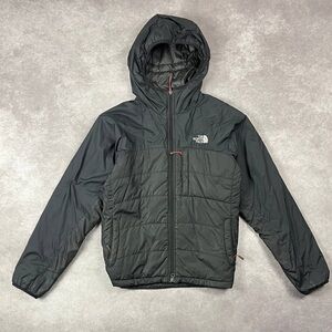 [171] The North Face Jacket Black Summit Series Primaloft Puffer Hoodie XL Size